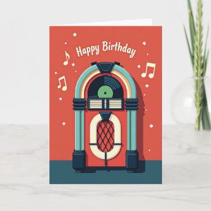 Tarjeta de cumpleaños de gabinete de melodía