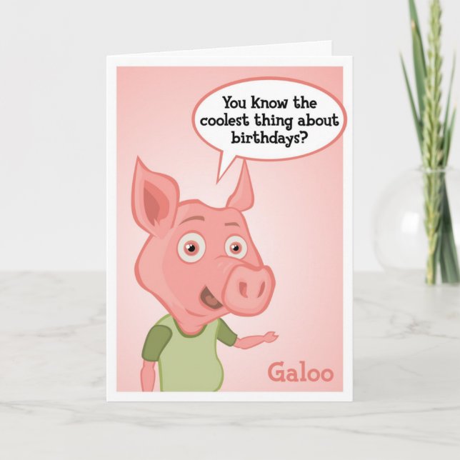 Tarjeta de cumpleaños de Galoo (Anverso)