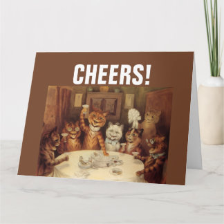 Tarjeta de cumpleaños de gato de LOUIS WAIN