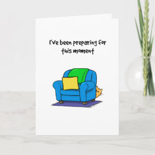Tarjeta de Cumpleaños de Gato Divertida