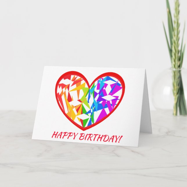 Tarjeta de cumpleaños de Gentle Heart (Anverso)