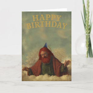 Tarjeta de cumpleaños de Ginger God
