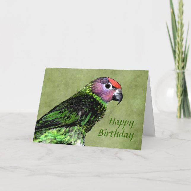 Tarjeta de cumpleaños de Goldie para Lorikeet (Anverso)