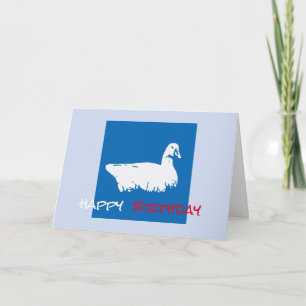 Tarjeta de cumpleaños de Goose