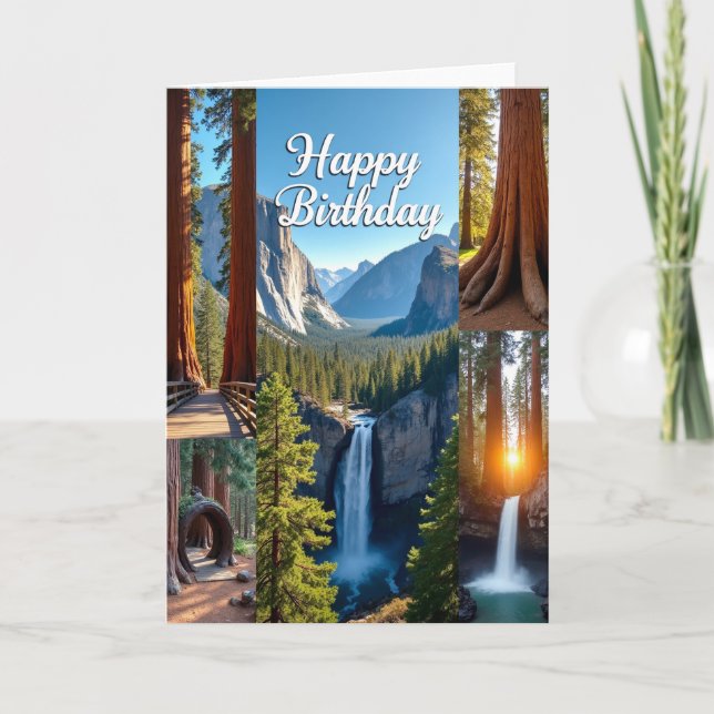 Tarjeta de cumpleaños de Gran Montaña (Anverso)