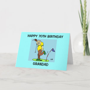 TARJETA DE CUMPLEAÑOS DE GRANDAD 70