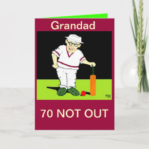 TARJETA DE CUMPLEAÑOS DE GRANDAD 70