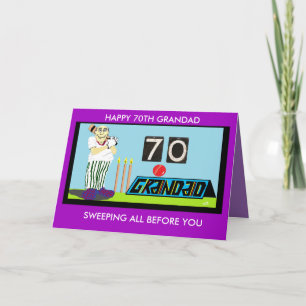 TARJETA DE CUMPLEAÑOS DE GRANDAD 70