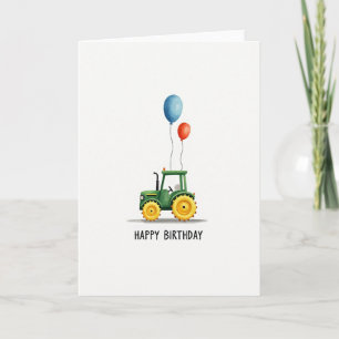 Tarjeta de cumpleaños de granja divertida