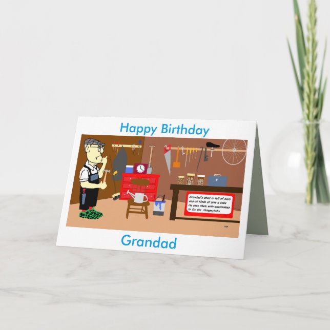 tarjeta de cumpleaños de grano (Anverso)