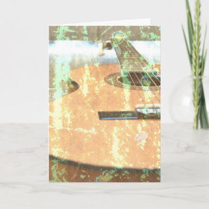 Tarjeta de cumpleaños de guitarra