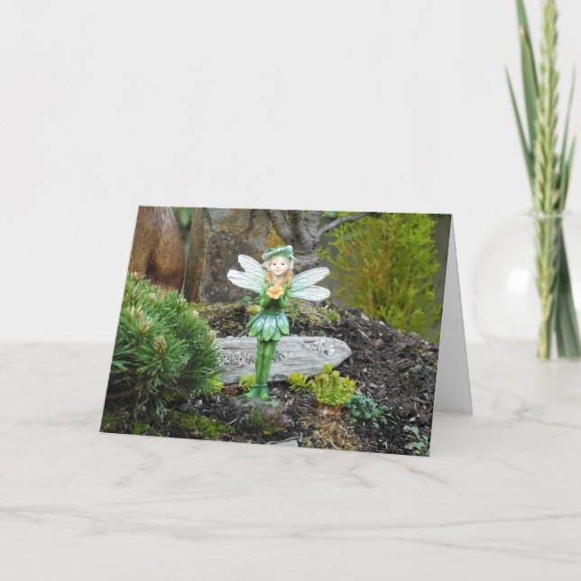 Tarjeta de cumpleaños de hadas (Anverso)