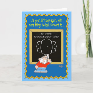 Tarjeta de cumpleaños de HAIRY LESSONS