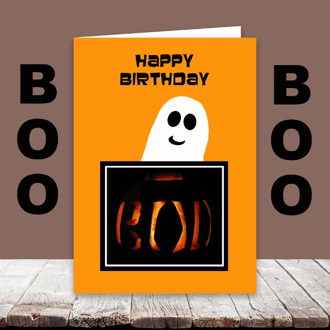 Tarjeta de cumpleaños de Halloween — Buena suerte  (Subido por el creador)