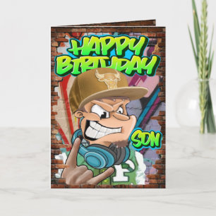 Tarjeta de cumpleaños de hijo
