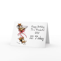 TARJETA DE CUMPLEAÑOS DE HIJO 21