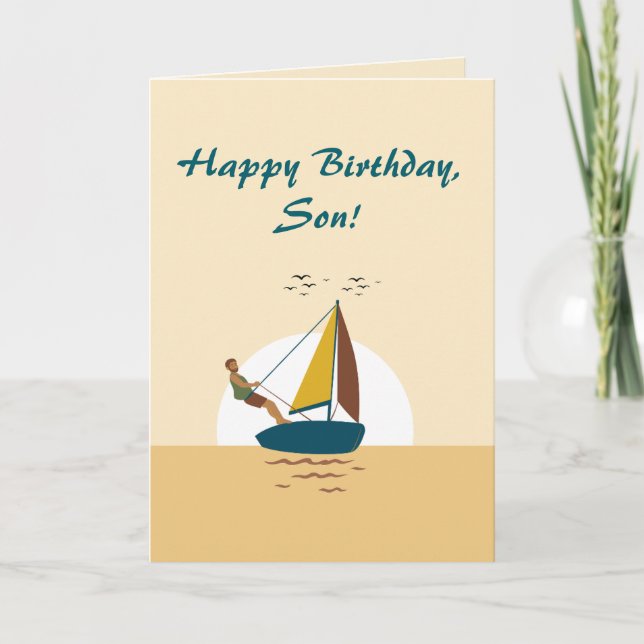 TARJETA DE CUMPLEAÑOS DE HIJO DE SMOOING (Anverso)