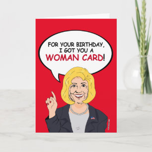 Tarjeta de cumpleaños de Hillary Clinton - Te teng