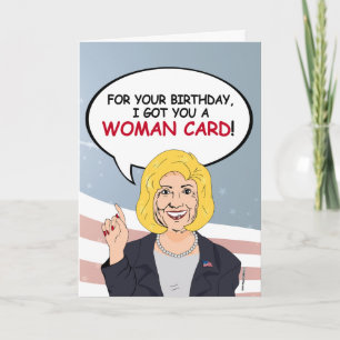 Tarjeta de cumpleaños de Hillary Clinton - Te teng