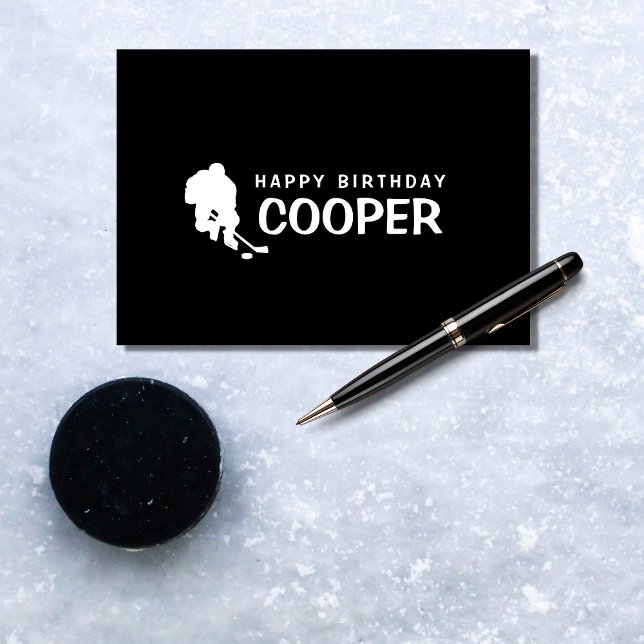 Tarjeta de cumpleaños de hockey (Subido por el creador)