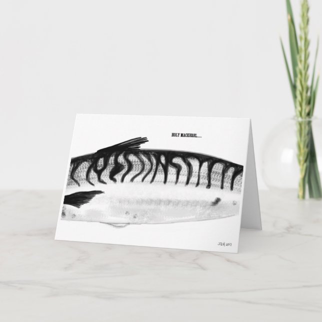 Tarjeta de cumpleaños de Holy Mackerel (Anverso)