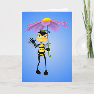 Tarjeta de cumpleaños de Honey Bee