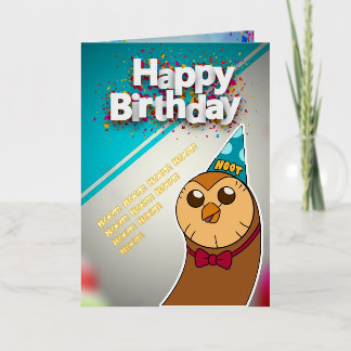 Tarjeta De Cumpleaños De Hooty Invitada Por La Cas