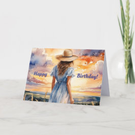 TARJETA DE CUMPLEAÑOS DE HORIZONTE