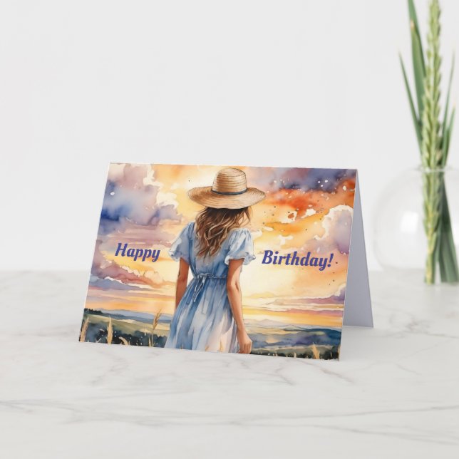 TARJETA DE CUMPLEAÑOS DE HORIZONTE (Anverso)