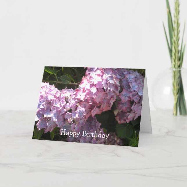 Tarjeta de cumpleaños de Hortensia (Anverso)