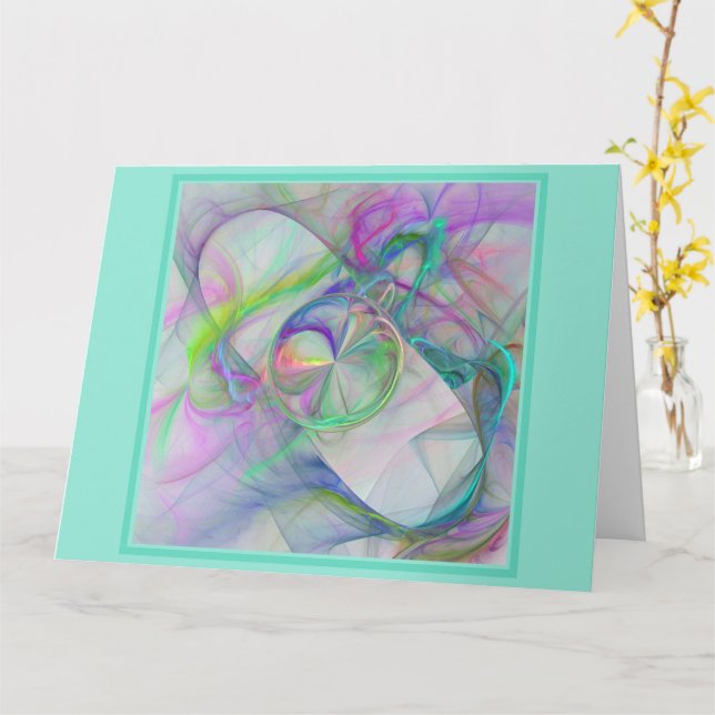 Tarjeta de cumpleaños de Hover Board - Tarjeta de  (flor amarilla)