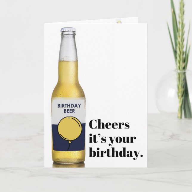 Tarjeta de cumpleaños de humor de cuarentena (Anverso)