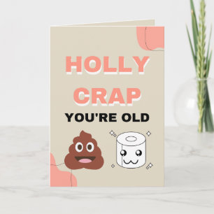 tarjeta de cumpleaños de humor de inodoro para hom