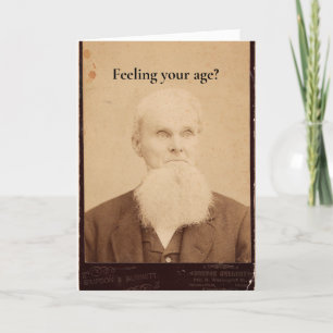 Tarjeta de cumpleaños de imagen vintage