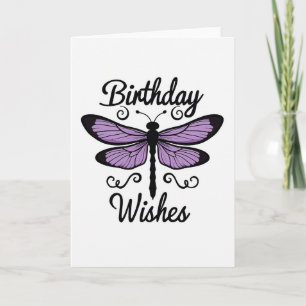Tarjeta de cumpleaños de insecto ornamental alegre