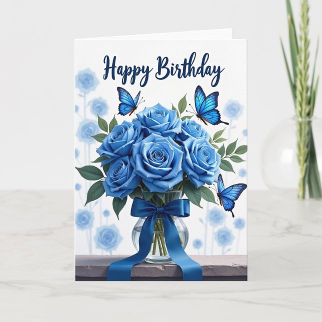 Tarjeta de cumpleaños de insectos vibrantes (Anverso)