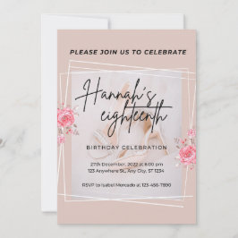 Tarjeta de cumpleaños de invitaciones y Invitacion