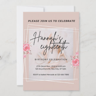 Tarjeta de cumpleaños de invitaciones y Invitacion