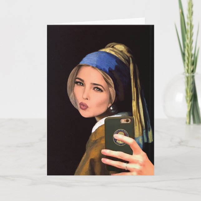 Tarjeta de cumpleaños de Ivanka BFF Personalizable (Anverso)