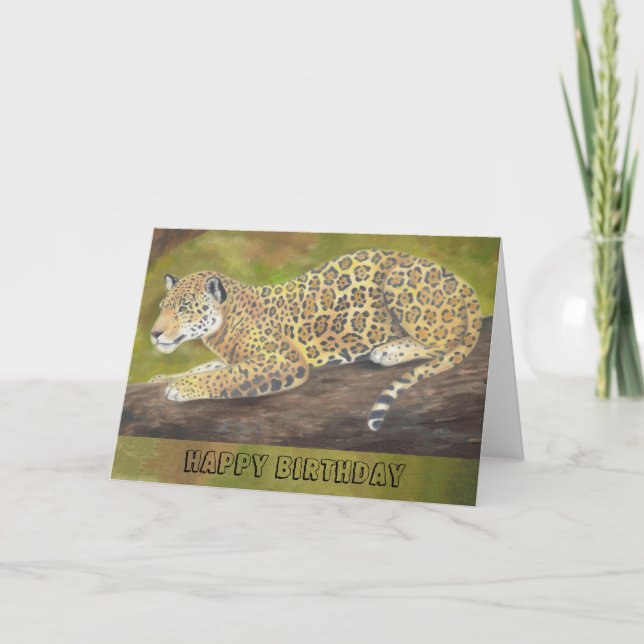 Tarjeta de cumpleaños de Jaguar (Anverso)