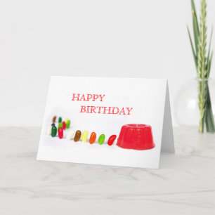 Tarjeta de cumpleaños de Jelly Beans