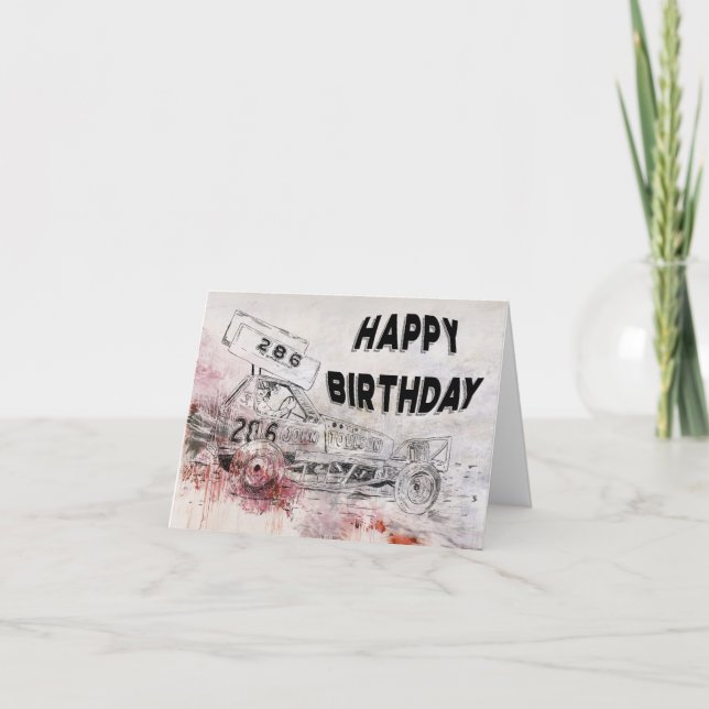 Tarjeta de cumpleaños de Juan Toulson (Anverso)