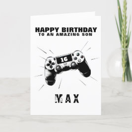 Tarjeta de cumpleaños de jugador personalizada