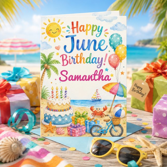 Tarjeta de cumpleaños de junio feliz para niñas pl (Subido por el creador)