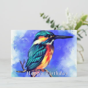 Tarjeta de cumpleaños de Kingfisher