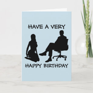 TARJETA DE CUMPLEAÑOS DE KINKY PARA DOMINANTE