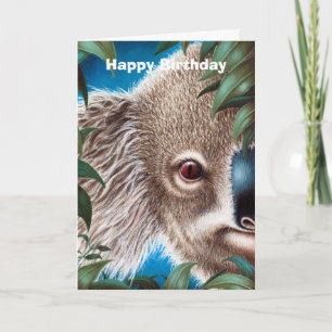 Tarjeta de cumpleaños de Koala