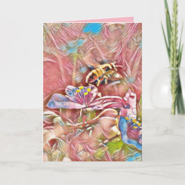TARJETA DE CUMPLEAÑOS DE LA ABEJA