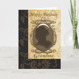 Tarjeta de cumpleaños de la abuela con Cameo
