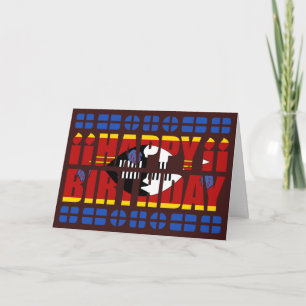 Tarjeta de cumpleaños de la bandera de Eswatini